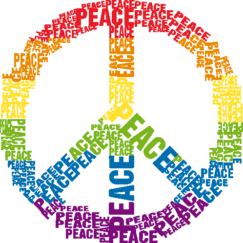 4 letter word for peace symbol