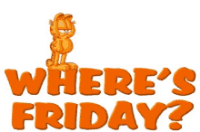 wheres friday garfield friday friday is here