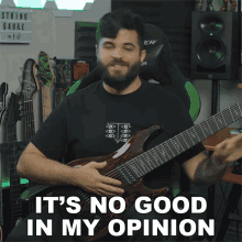 Its No Good In My Opinion Andrew Baena GIF - Its No Good In My Opinion Andrew Baena Not Good GIFs