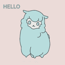 Hello Hi GIF - Hello Hi Dancing Sheep GIFs