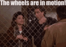 Seinfeld The Wheels Are In Motion GIF - Seinfeld The Wheels Are In Motion Things Are Happening GIFs