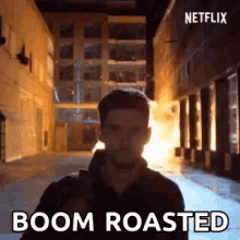 Boom Roasted Explosion GIF - Boom Roasted Explosion Netflix GIFs