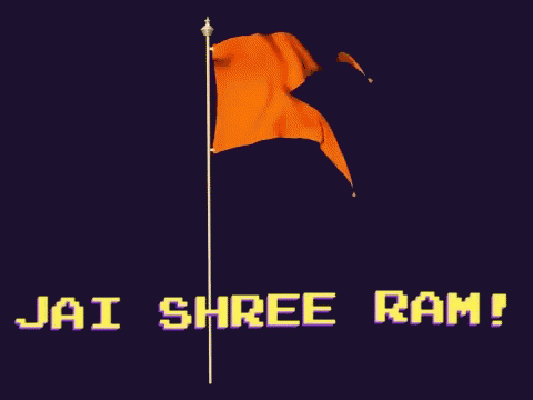 Hindutva Saffron GIF - Hindutva Saffron Flag GIFs