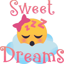 sweet dream sweet n sassy joypixels good night sleeping