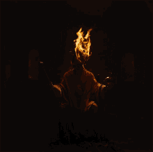 Flaming Head Gawain GIF - Flaming Head Gawain Dev Patel GIFs