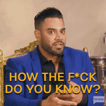 How The Fuck Do You Know Mike Shouhed GIF - How The Fuck Do You Know Mike Shouhed Shahs Of Sunset GIFs