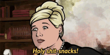 archer pam poovey holy shit snacks food