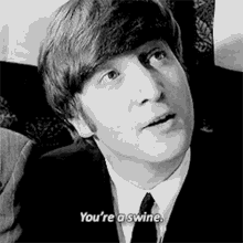 The Beatles Youre A Pig GIF - The Beatles Youre A Pig I Hate You GIFs