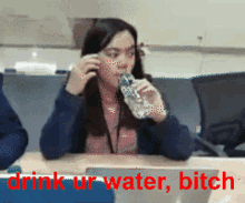 Lop Should Drink Their Water Drink Your Water GIF - Lop Should Drink Their Water Drink Your Water Drink Bitch GIFs