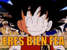 Goku Sacando La Lengua Y Jalandose El Ojo GIF - Fea Mala Sangrona GIFs