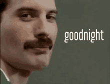 Freddie Mmercury Goodnight GIF - Freddie Mmercury Goodnight Wink GIFs