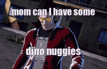 No More Hero No More Heroes GIF - No More Hero No More Heroes Mom Can I Have Some Dino Nuggies GIFs