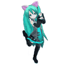 Hatsune Miku Cute GIF - Hatsune Miku Cute Dance GIFs
