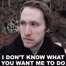I Dont Know What You Want Me To Do Jesse Ridgway GIF - I Dont Know What You Want Me To Do Jesse Ridgway Mcjuggernuggets GIFs