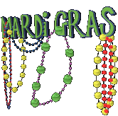 Mardi Gras Beads Sticker - Mardi Gras Beads Necklaces Stickers