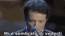 Massimo Ranieri Impressione Ti Ho Vista GIF - Massimo Ranieri Impression I Saw You GIFs