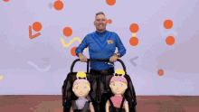 Holding Baby Stroller Anthony Field GIF - Holding Baby Stroller Anthony Field The Wiggles GIFs
