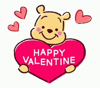 Pooh Valentine GIF - Pooh Valentine Hearts GIFs