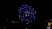 Ferris Wheel Light Show GIF - Ferris Wheel Light Show Bright Lights GIFs