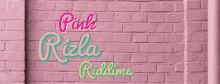 Pink Rizla Riddims Wall GIF - Pink Rizla Riddims Pink Rizla Riddims GIFs