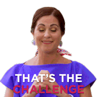 Thats The Challenge The Great Canadian Baking Show Sticker - Thats The Challenge The Great Canadian Baking Show Challenge Stickers