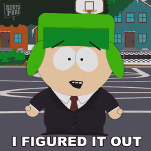 I Figured It Out Kyle GIF - I Figured It Out Kyle South Park GIFs