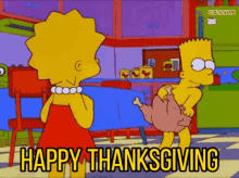 Happy Thanksgiving Simpsons GIF - Happy Thanksgiving Simpsons Thanksgiving GIFs