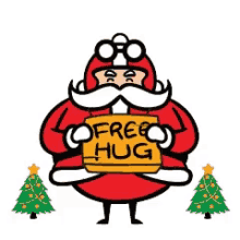 Christmas Excited GIF - Christmas Excited Free Hug GIFs