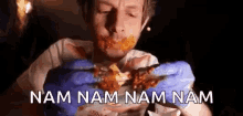 Chicken Wings Eating Chicken Wings GIF - Chicken Wings Eating Chicken Wings Eating GIFs