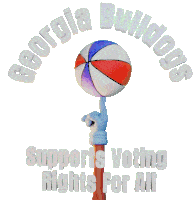 Georgia Bulldogs Georgia Voting Sticker - Georgia Bulldogs Georgia Georgia Voting Stickers