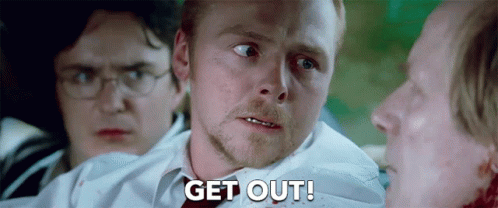 Get Out Leave GIF - Get Out Leave Yell - Discover & Share GIFs