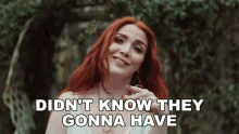 Didnt Know They Gonna Have Themselves A Little Redhead Caylee Hammack GIF - Didnt Know They Gonna Have Themselves A Little Redhead Caylee Hammack Redhead Song GIFs