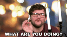 What Are You Doing Nolan Sykes GIF - What Are You Doing Nolan Sykes Donut Media GIFs