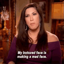 My Bottomed Face Is Making A Mad Face GIF - Botox Mad Face GIFs