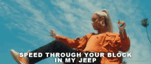speed through your block in my jeep dani leigh monique dance ayye