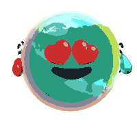 Happy Earth Day Cool Earth Sticker - Happy Earth Day Cool Earth Happy Earth Stickers