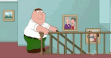 stairs family guy falling