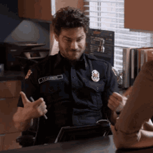 Station19 Jack Gibson GIF - Station19 Jack Gibson Thumbs Up GIFs
