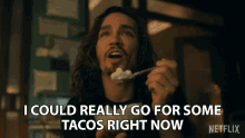 I Could Really Go For Some Tacos Right Now Klaus Hargreeves GIF - I Could Really Go For Some Tacos Right Now Klaus Hargreeves Robert Sheehan GIFs