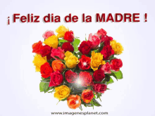 Feliz Dia De La Madre Roses GIF - Feliz Dia De La Madre Roses Hearts GIFs