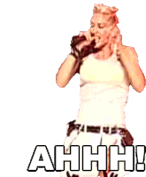 Ahhh Gwen Stefani Sticker - Ahhh Gwen Stefani No Doubt Stickers