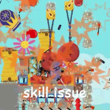 Ultimate Chicken Horse Skill Issue GIF - Ultimate Chicken Horse Skill Issue Skill GIFs
