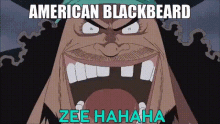 American Blackbeard GIF - American Blackbeard One Piece GIFs