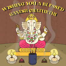 Happy Ganesh Chaturthi Ganesha GIF - Happy Ganesh Chaturthi Ganesha Ganesh Chaturthi GIFs