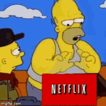 Homero Netflix GIF - Homero Netflix The Simpsons GIFs