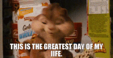 Alvin And The Chipmunks Theodore GIF - Alvin And The Chipmunks Theodore This Is The Greatest Day Of My Life GIFs
