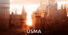 Hogwarts Sunset GIF - Hogwarts Sunset Buildings GIFs