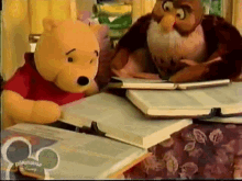 The Book Of Pooh Winnie The Pooh GIF - The Book Of Pooh Winnie The Pooh Library GIFs