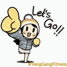 Yang Gang Fitness Lets Go GIF - Yang Gang Fitness Lets Go Cute GIFs