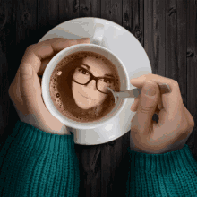 Stirring Coffee GIF - Stirring Coffee Morning GIFs